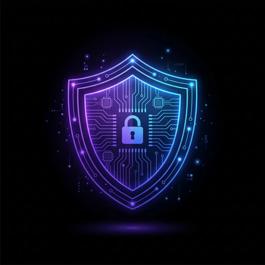 Zero-telemetry privacy shield representing offline-first architecture